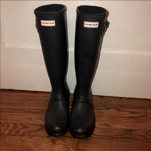 Navy Hunter Rain Boots